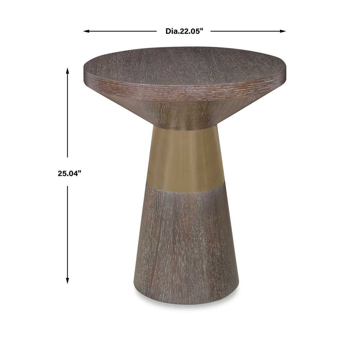 FLUTED ACCENT TABLE