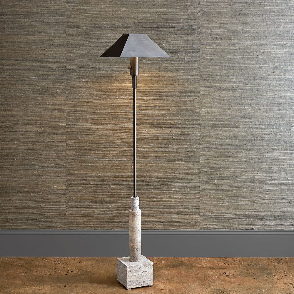 TELESCOPE GRAY FLOOR LAMP