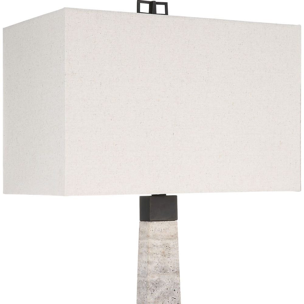 SUMMIT RUSTIC GREY BUFFET LAMP