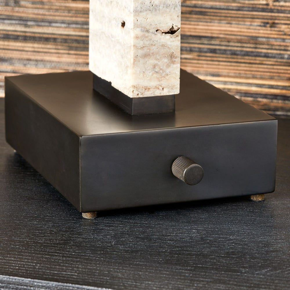 SUMMIT RUSTIC GREY BUFFET LAMP