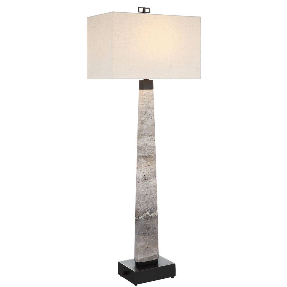 SUMMIT RUSTIC GREY BUFFET LAMP