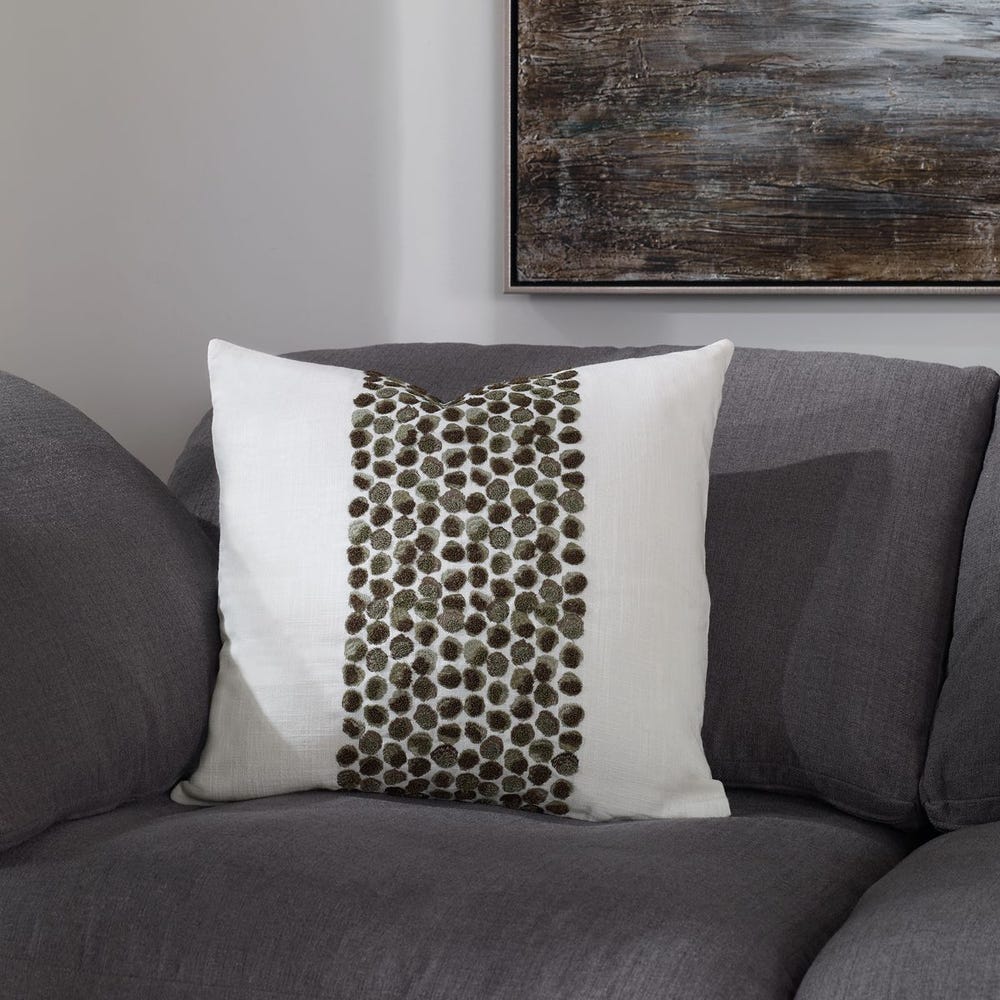 FIG LEAF GREEN PILLOW