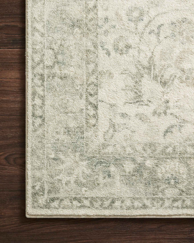 ROSETTE IVORY 5X8 RUG