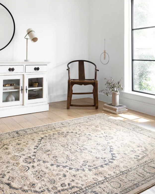 TEAGAN RUG NATURAL/LT GREY 5X7
