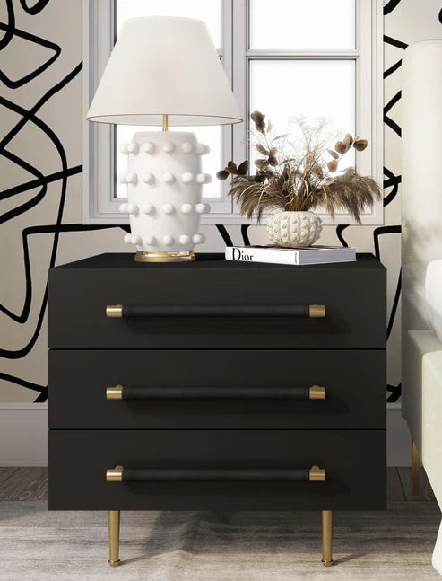 TRYDENT BLACK NIGHTSTAND
