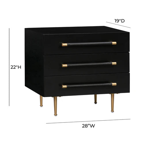 TRYDENT BLACK NIGHTSTAND