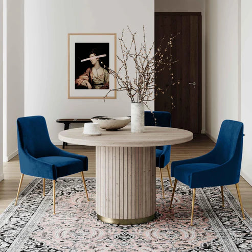 TRIX NAVY SIDE CHAIR