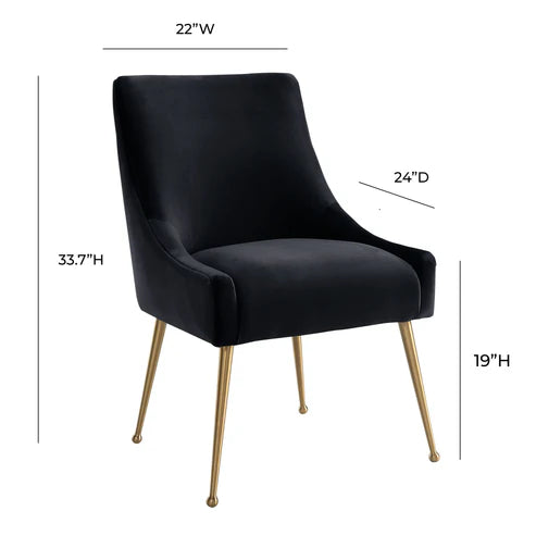 TRIX BLACK CHAIR-BARKER