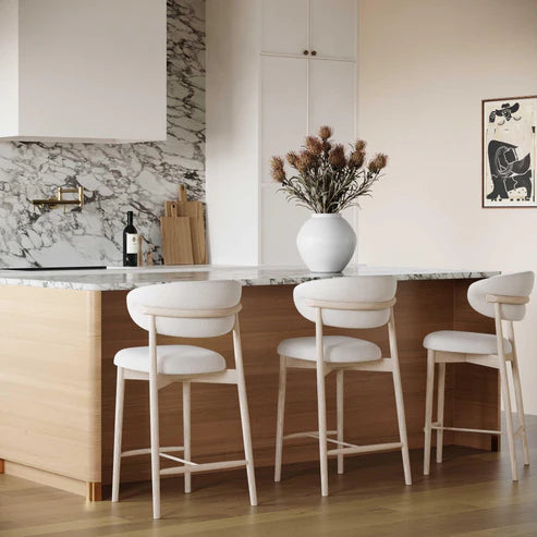 ZEENA VELVET COUNTER STOOL