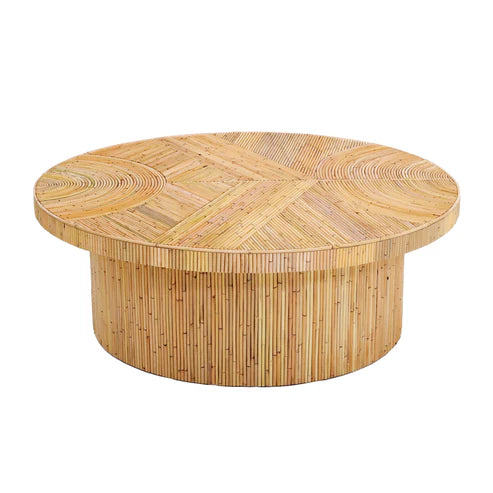 ALIA RATTAN ROUND COFFE TABLE