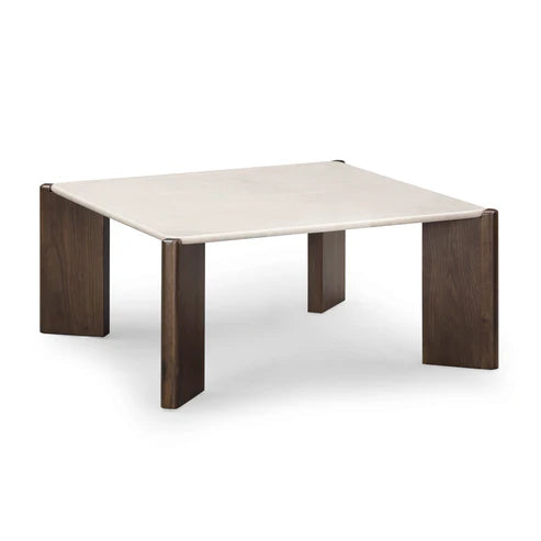 REMIS CREAM QUARTZ COFFEE TABLE