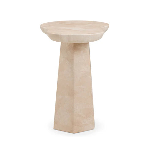 ROSIE KATE FAUX MARBLE SIDE TABLE