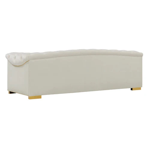 FARAH CREAM VELVET SOFA