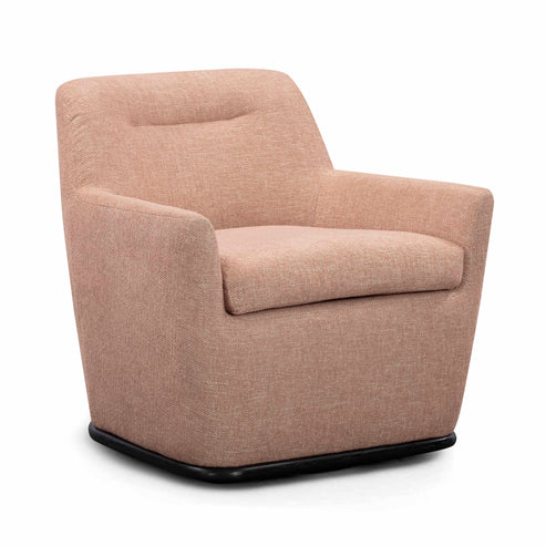 MARLOW PEACH SWIVEL ACCENT CHAIR