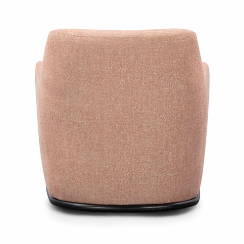 MARLOW PEACH SWIVEL ACCENT CHAIR