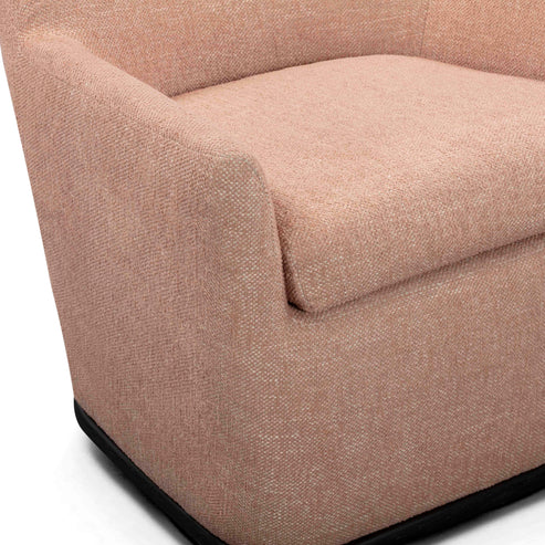 MARLOW PEACH SWIVEL ACCENT CHAIR
