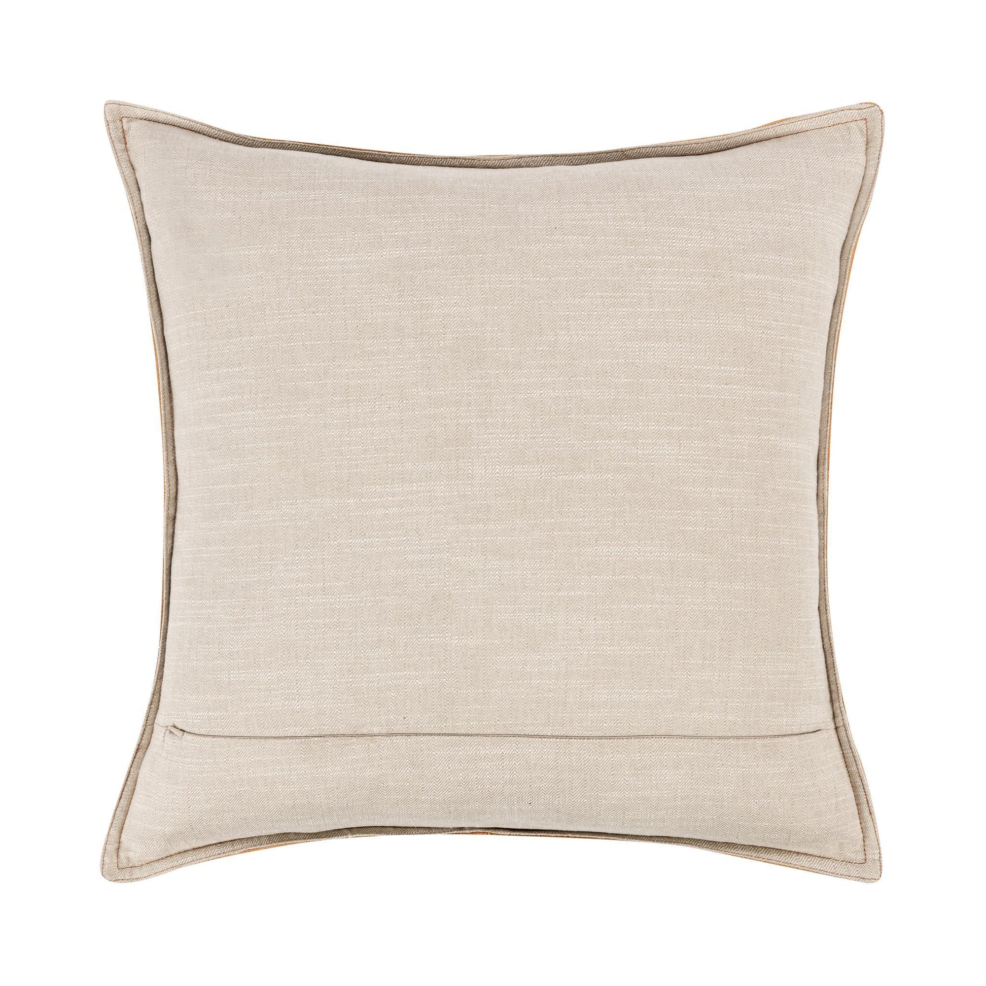 LEATHER CHESTNUT PILLOW