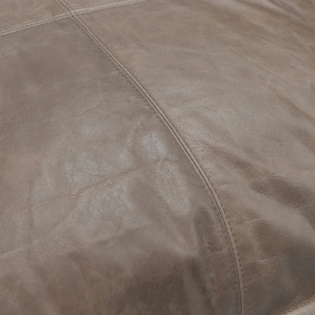 LEATHER SANDSTORM TAUPE PILLOW