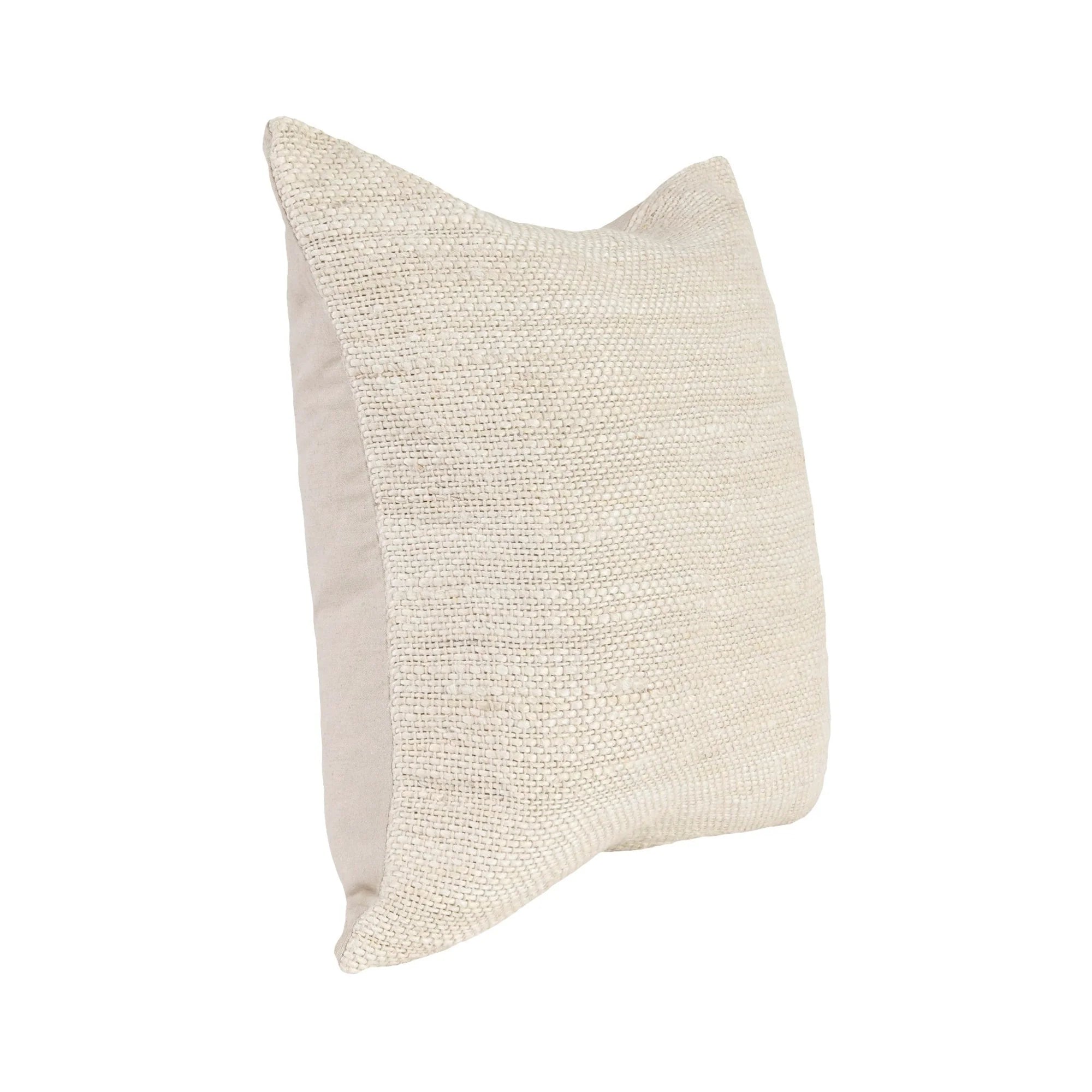 IVORY JUTE PILLOW