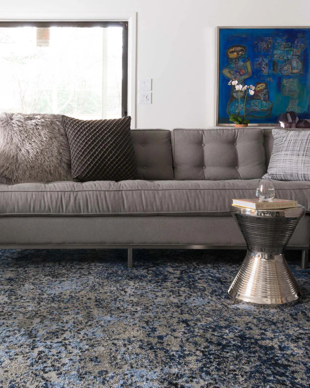 VIERA GREY NAVY 9X13 RUG