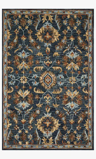 VICTORIA RUST IVORY 9X13 RUG