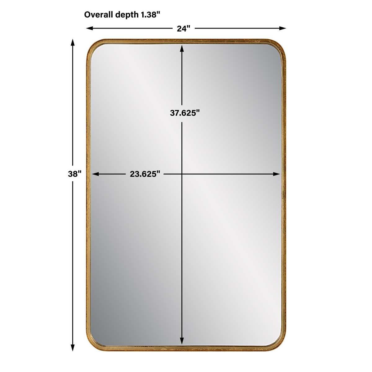 GOLD PORTRAIT MIRROR