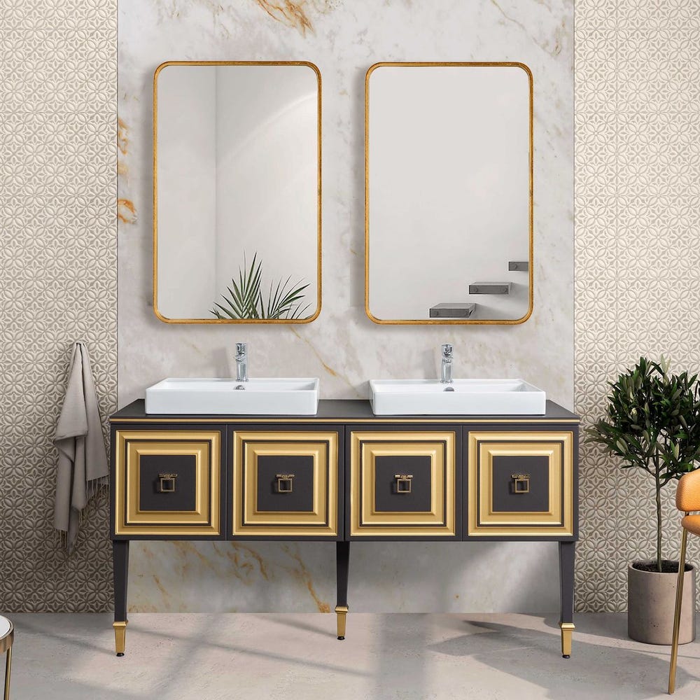 GOLD PORTRAIT MIRROR