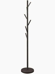 BLACK METAL 8 HOOK COAT RACK
